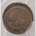 AUSTRALIA 1966 . ONE 1 CENT COIN . ERROR . BROADSTRUCK